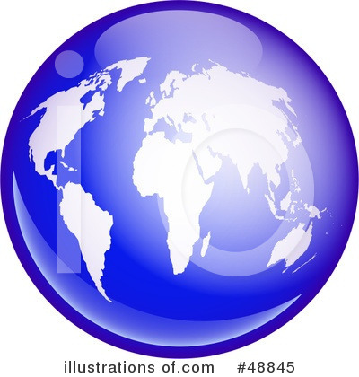Royalty-Free (RF) Globe Clipart Illustration by Prawny - Stock Sample #48845