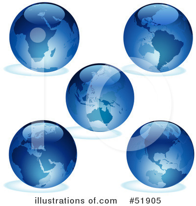 Royalty-Free (RF) Globe Clipart Illustration by dero - Stock Sample #51905
