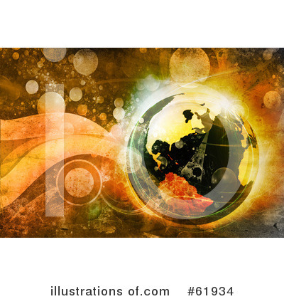 Royalty-Free (RF) Globe Clipart Illustration by chrisroll - Stock Sample #61934
