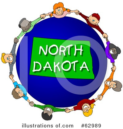 North Dakota Clipart #62989 by djart