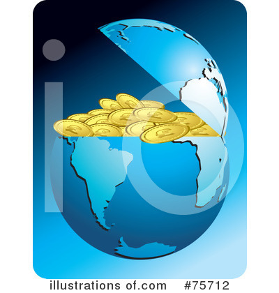 Royalty-Free (RF) Globe Clipart Illustration by Lal Perera - Stock Sample #75712