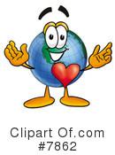 Globe Clipart #7862 by Mascot Junction