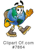 Globe Clipart #7864 by Mascot Junction