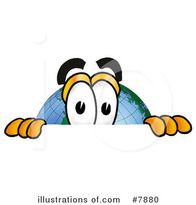 Royalty-Free (RF) Globe Clipart Illustration by Mascot Junction - Stock Sample #7880