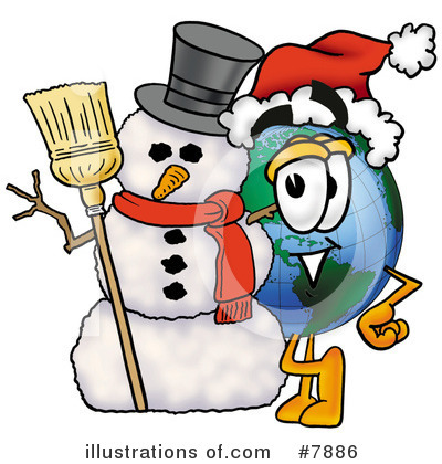 Royalty-Free (RF) Globe Clipart Illustration by Mascot Junction - Stock Sample #7886