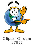 Globe Clipart #7888 by Mascot Junction