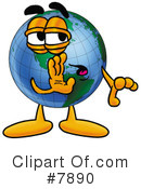 Globe Clipart #7890 by Mascot Junction