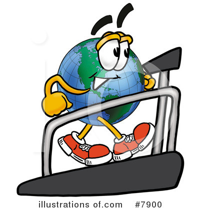 Royalty-Free (RF) Globe Clipart Illustration by Mascot Junction - Stock Sample #7900