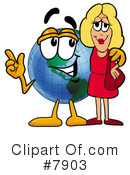 Globe Clipart #7903 by Mascot Junction