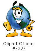 Globe Clipart #7907 by Mascot Junction