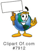 Globe Clipart #7912 by Mascot Junction