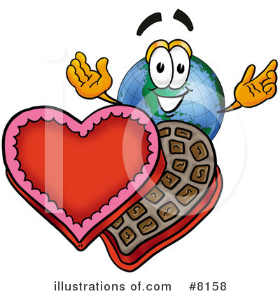 World Globe Clipart #8158 by Mascot Junction
