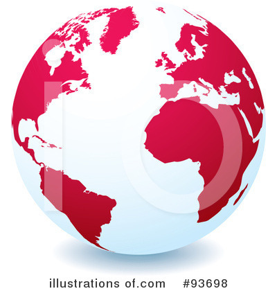 Royalty-Free (RF) Globe Clipart Illustration by michaeltravers - Stock Sample #93698