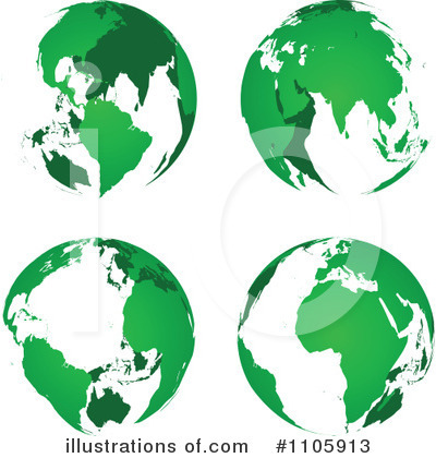 Royalty-Free (RF) Globes Clipart Illustration by Andrei Marincas - Stock Sample #1105913