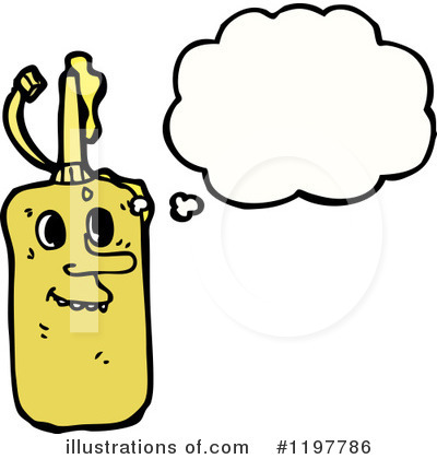Royalty-Free (RF) Glue Bottle Clipart Illustration by lineartestpilot - Stock Sample #1197786