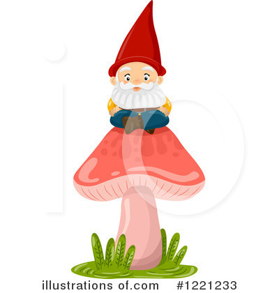 Royalty-Free (RF) Gnome Clipart Illustration by BNP Design Studio - Stock Sample #1221233