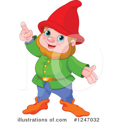 Royalty-Free (RF) Gnome Clipart Illustration by Pushkin - Stock Sample #1247032