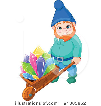 Royalty-Free (RF) Gnome Clipart Illustration by Pushkin - Stock Sample #1305852