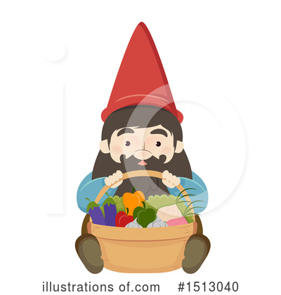 Royalty-Free (RF) Gnome Clipart Illustration by BNP Design Studio - Stock Sample #1513040