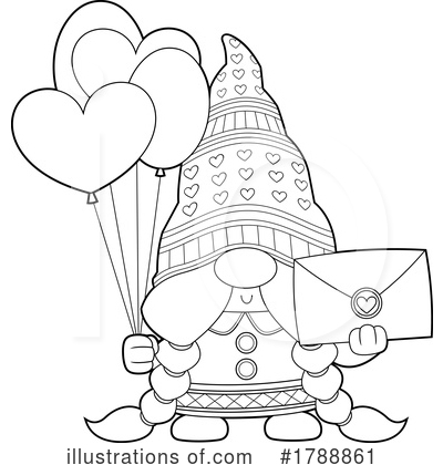Royalty-Free (RF) Gnome Clipart Illustration by Hit Toon - Stock Sample #1788861