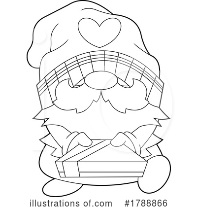 Royalty-Free (RF) Gnome Clipart Illustration by Hit Toon - Stock Sample #1788866