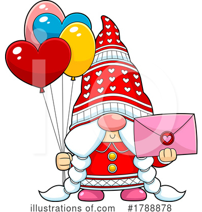 Royalty-Free (RF) Gnome Clipart Illustration by Hit Toon - Stock Sample #1788878