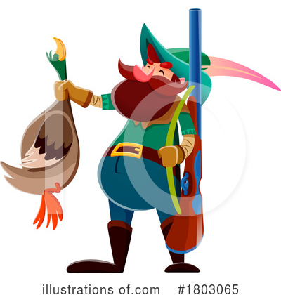Royalty-Free (RF) Gnome Clipart Illustration by Vector Tradition SM - Stock Sample #1803065