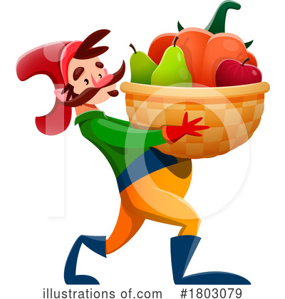 Royalty-Free (RF) Gnome Clipart Illustration by Vector Tradition SM - Stock Sample #1803079