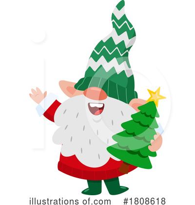 Christmas Tree Clipart #1808618 by Hit Toon