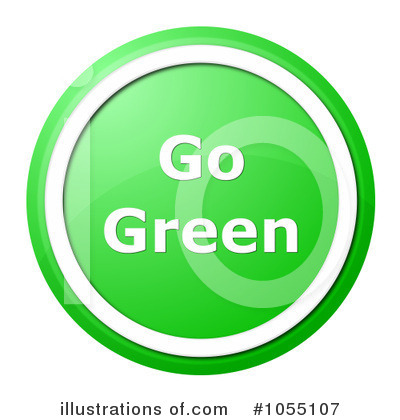 Royalty-Free (RF) Go Green Clipart Illustration by oboy - Stock Sample #1055107