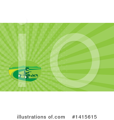Royalty-Free (RF) Go Kart Clipart Illustration by patrimonio - Stock Sample #1415615