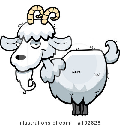 Royalty-Free (RF) Goat Clipart Illustration by Cory Thoman - Stock Sample #102828