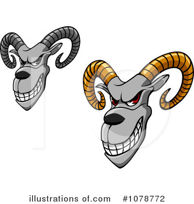 Royalty-Free (RF) Goat Clipart Illustration by Vector Tradition SM - Stock Sample #1078772