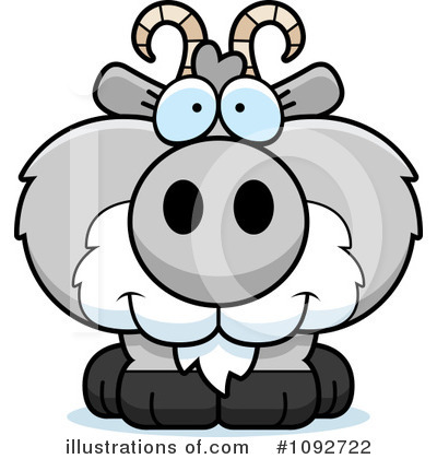 Royalty-Free (RF) Goat Clipart Illustration by Cory Thoman - Stock Sample #1092722