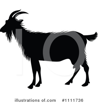 Royalty-Free (RF) Goat Clipart Illustration by Prawny Vintage - Stock Sample #1111736