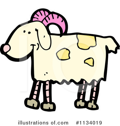 Royalty-Free (RF) Goat Clipart Illustration by lineartestpilot - Stock Sample #1134019