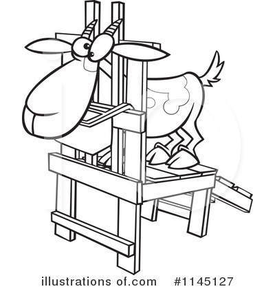 Royalty-Free (RF) Goat Clipart Illustration by toonaday - Stock Sample #1145127