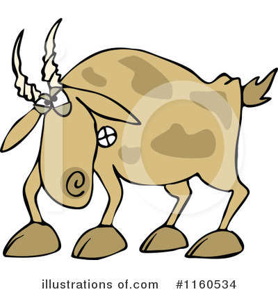 Royalty-Free (RF) Goat Clipart Illustration by djart - Stock Sample #1160534