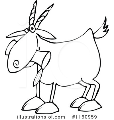 Royalty-Free (RF) Goat Clipart Illustration by djart - Stock Sample #1160959