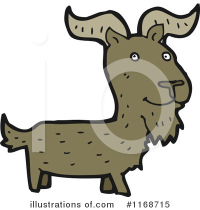 Royalty-Free (RF) Goat Clipart Illustration by lineartestpilot - Stock Sample #1168715