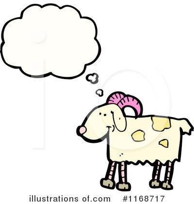 Royalty-Free (RF) Goat Clipart Illustration by lineartestpilot - Stock Sample #1168717