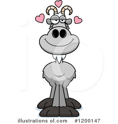 Goat Clipart #1200147 by Cory Thoman