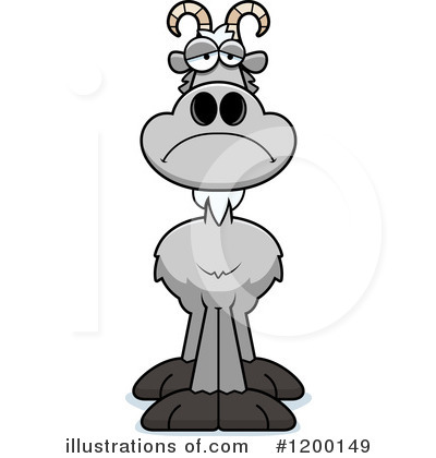 Royalty-Free (RF) Goat Clipart Illustration by Cory Thoman - Stock Sample #1200149