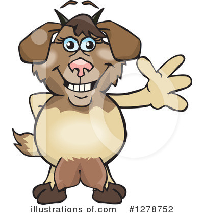 Royalty-Free (RF) Goat Clipart Illustration by Dennis Holmes Designs - Stock Sample #1278752