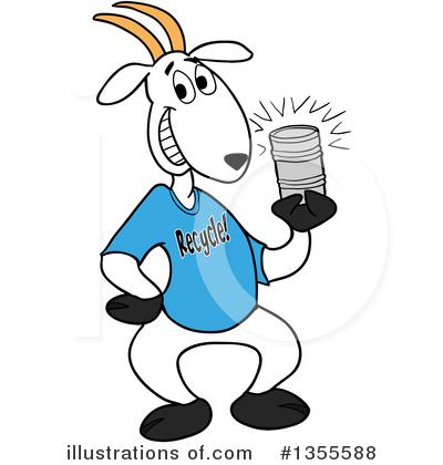 Goat Clipart #1355588 by LaffToon