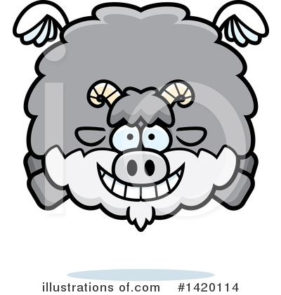 Royalty-Free (RF) Goat Clipart Illustration by Cory Thoman - Stock Sample #1420114