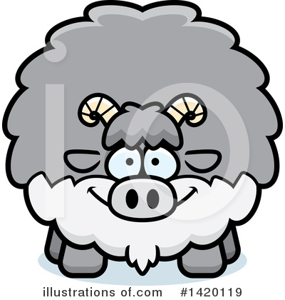 Goat Clipart #1420119 by Cory Thoman
