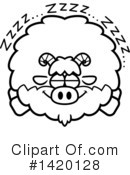 Goat Clipart #1420128 by Cory Thoman