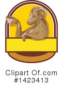 Goat Clipart #1423413 by patrimonio