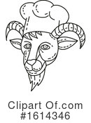 Goat Clipart #1614346 by patrimonio